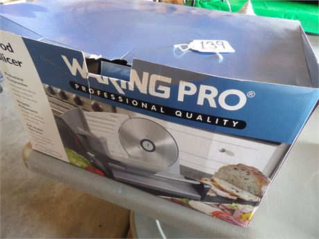 WARING PRO FOOD SLICER