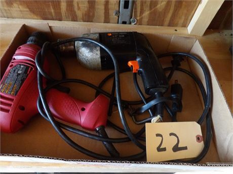 ELECTRIC DRILLS - 2 TOTAL