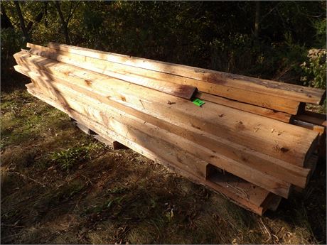 LARGE ( ROUGH SAW LUMBER ) LUMBER PILE