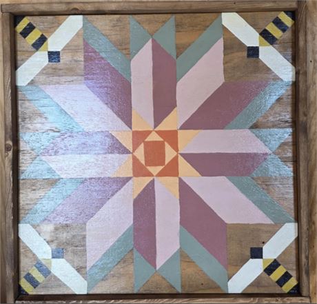 Busy Bee Barn quilt painting