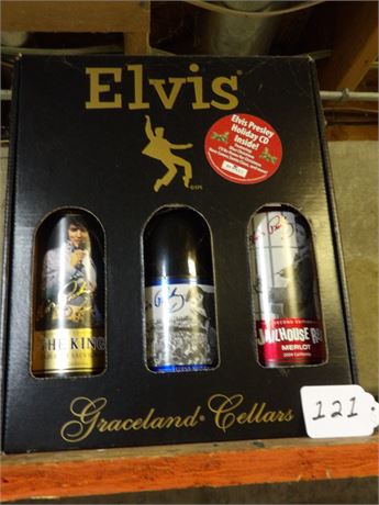 ELVIS WINE BOTTLE COLLECTION