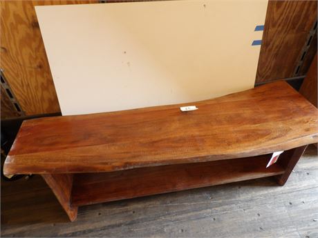 HEAVY WOOD BENCH ETC