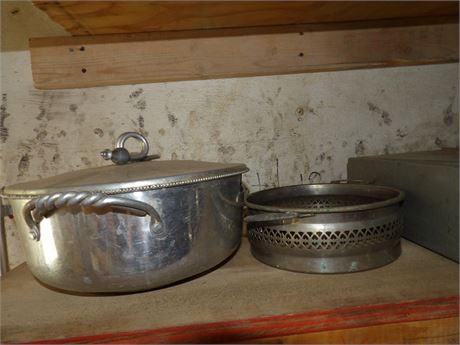 LOCKBOX - METAL BUCKET - DECORATIVE PLATTER