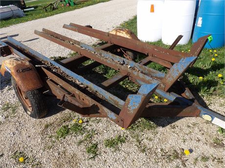 SINGLE AXLE CYCLE TRAILER  3 PLACE