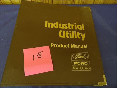 FORD New Holland Industrial Utility Product Manual