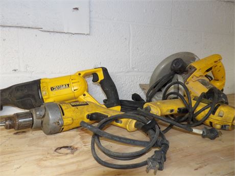 DEWALT SAWS & DRILLS