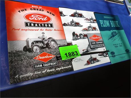DEARBORN EQUIPMENT FORD TRACTOR BOOKLETS