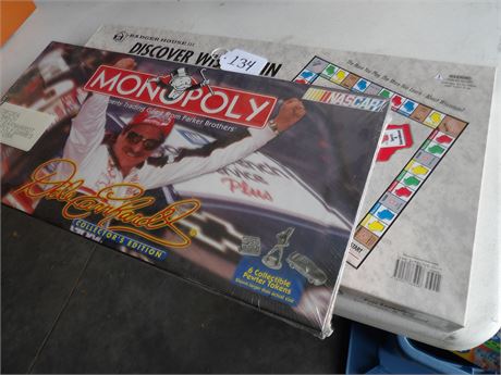 TRIVIA GAME - MONOPOLY DALE EARNHARDT EDITION GAME