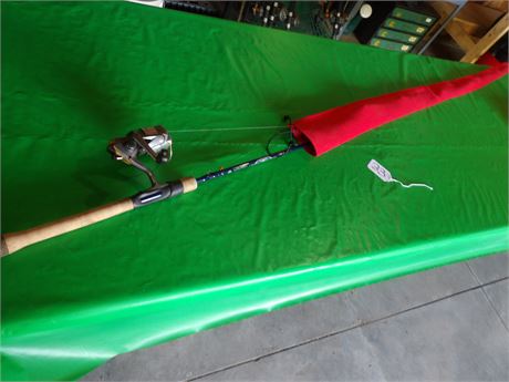 ST. CROIX ROD WALLEYE SERIES LEGEND TOURNAMENT 7' LITE POWER W / SAMURAI 71 REEL