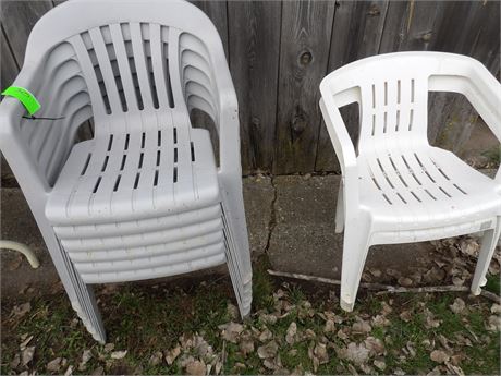 LAWN CHAIRS - TABLE - ETC