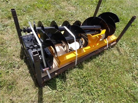 skid steer loader auger and extra rod