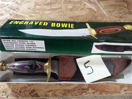 BOWIE 13" COLLECTOR KNIFE