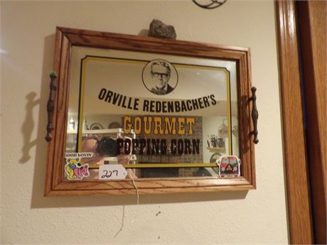 ORVILLE REDENBACHERS MIRROR - TIN MUSIC DECOR