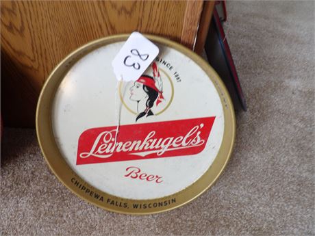 LEINENKUGELS BEER TRAY CHIPPEWA FALLS, WI