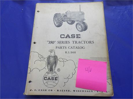 CASE 350 Series Tractors Parts Manual