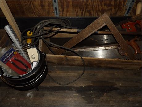 ASSORTMENT OF SHOP TOOLS