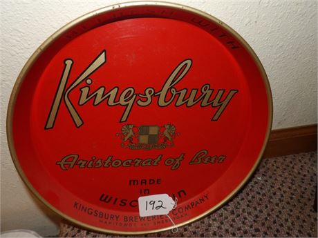 KINGSBURY TIN SERVING TRAY