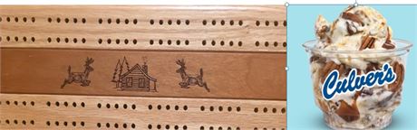 Cribbage Board & Culver's