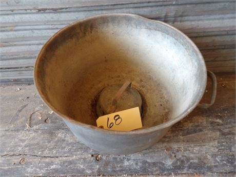 METAL MILK STRAINER