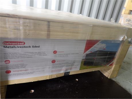 GALVANIZED LIVESTOCK SHED 1220F