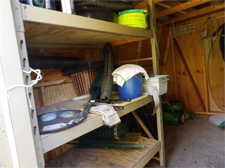 GARDEN SHED CLEAN OUT ( NOT ITEMS ON RAFTERS )