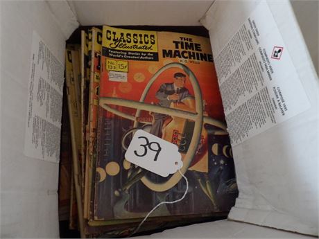 CLASSICS ILLUSTRATED MAGAZINES ( BOX FULL )