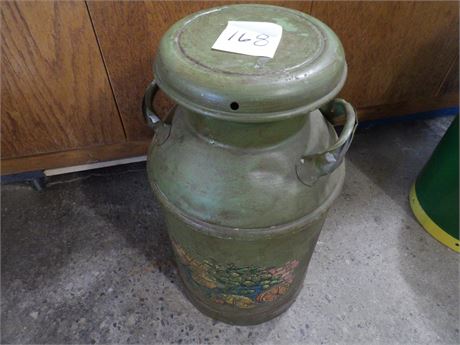 MILK CAN W / LID