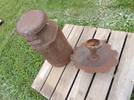 YARD ART - MILK CAN - ETC