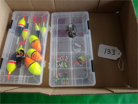 BOBBERS - HOOKS ETC ( 1 FLAT )
