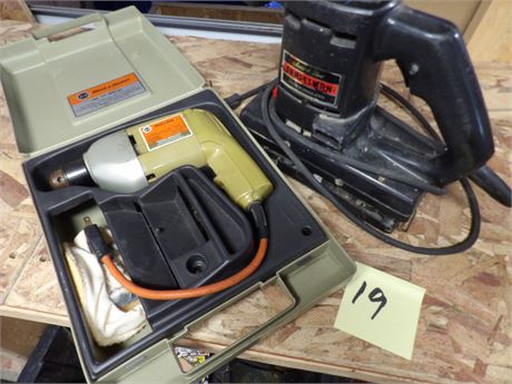 BLACK & DECKER ELECTRIC DRILL - CRAFTSMAN SANDER
