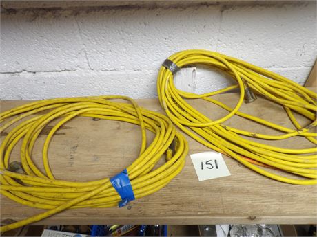 2 EXTENSION CORDS