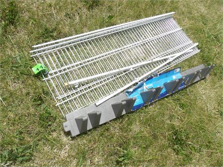 WIRE SHELVING ETC