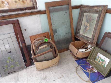 VINTAGE PICTURE FRAMES ETC