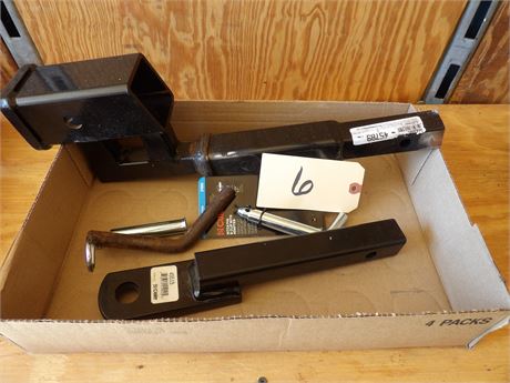 ASSORTMENT RECEIVER HITCHES ETC