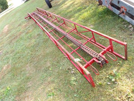 SINGLE CHAIN BALE CONVEYOR ( NO MOTOR)