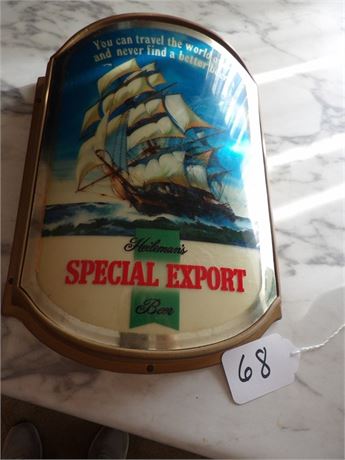 SPECIAL EXPORT HEILEMANNS BEER SIGN 12x8