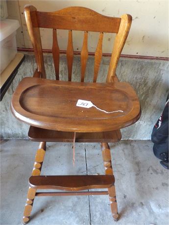 WOODEN HIGH CHAIR - FOLDING CHAIRS - FOLDING TABLE