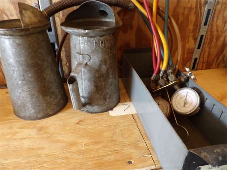 OIL CANS - MISC GAUGES