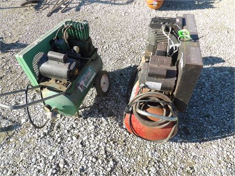 ROLL AROUND AIR COMPRESSORS ( 2 TOTAL )