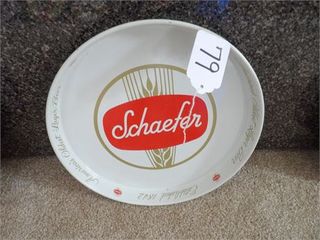 SCHAEFER METAL SERVING TRAY