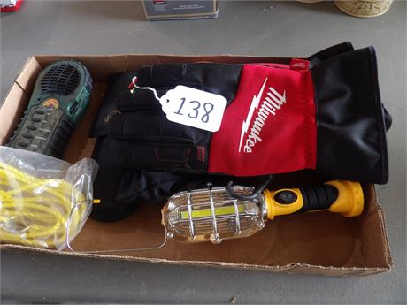 SHOP LIGHT - MILWAUKEE GLOVES- GOBBLER - ETC