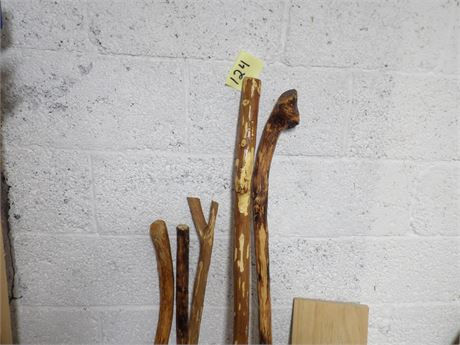 HOMEMADE WALKING POLES