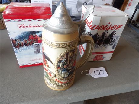 BUDWEISER STEINS