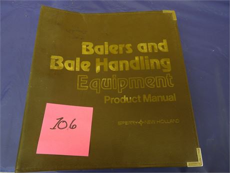 Sperry New Holland Balers & Bale Handling Equipment Product Manual