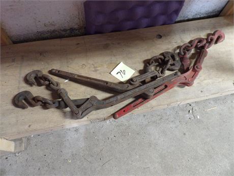 CHAIN BINDERS - ( 3 TOTAL )