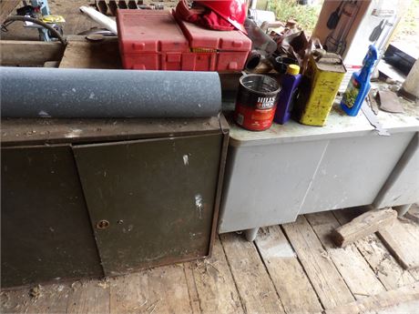 STEEL CABINET - DESK ETC