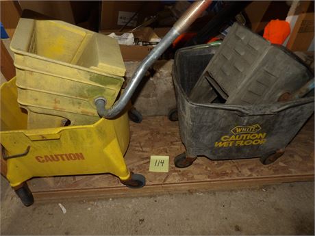 2 MOP BUCKETS