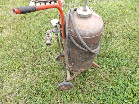 SIMPLICITY SAND BLASTING TANK