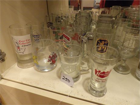 GLASS MUGS - GLASSES ( BOTTOM SHELF )