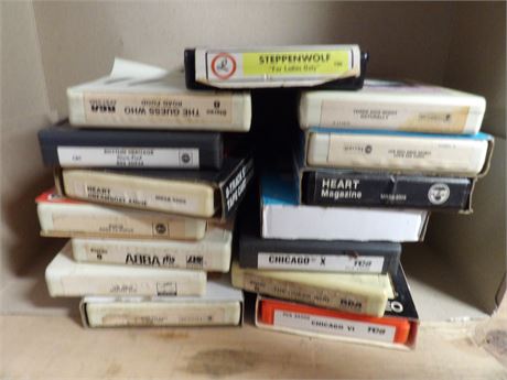ASSORTMENT OF 8 TRACKS